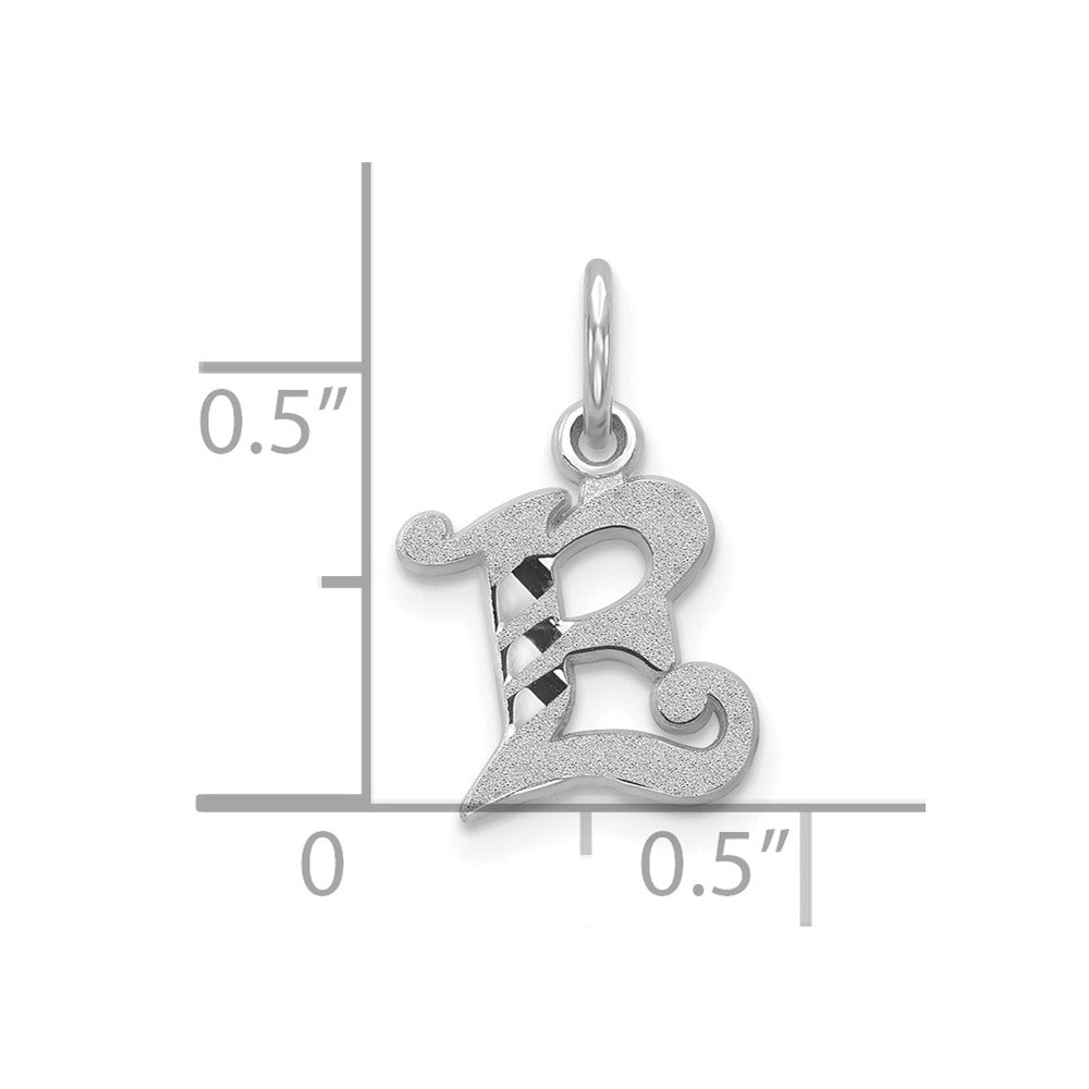 10KW Diamond-cut Initial E Charm