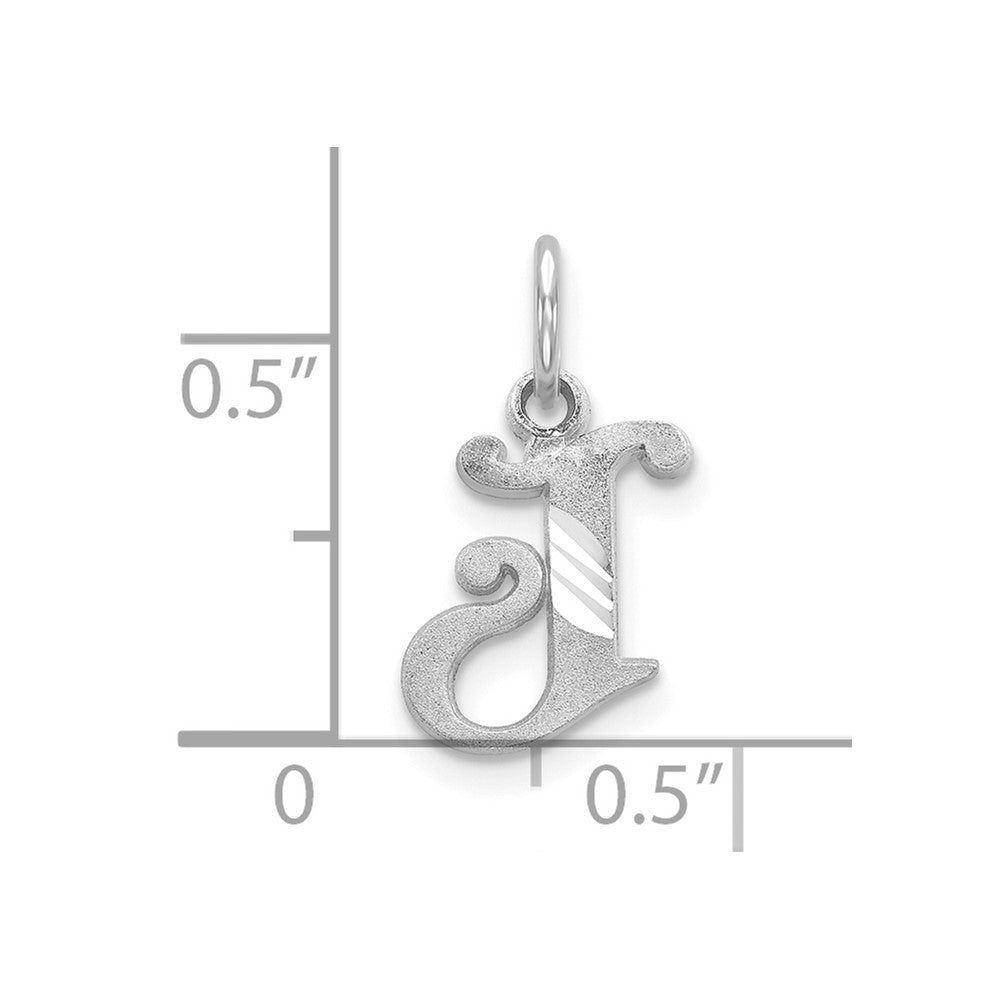 10KW Diamond-cut Initial J Charm