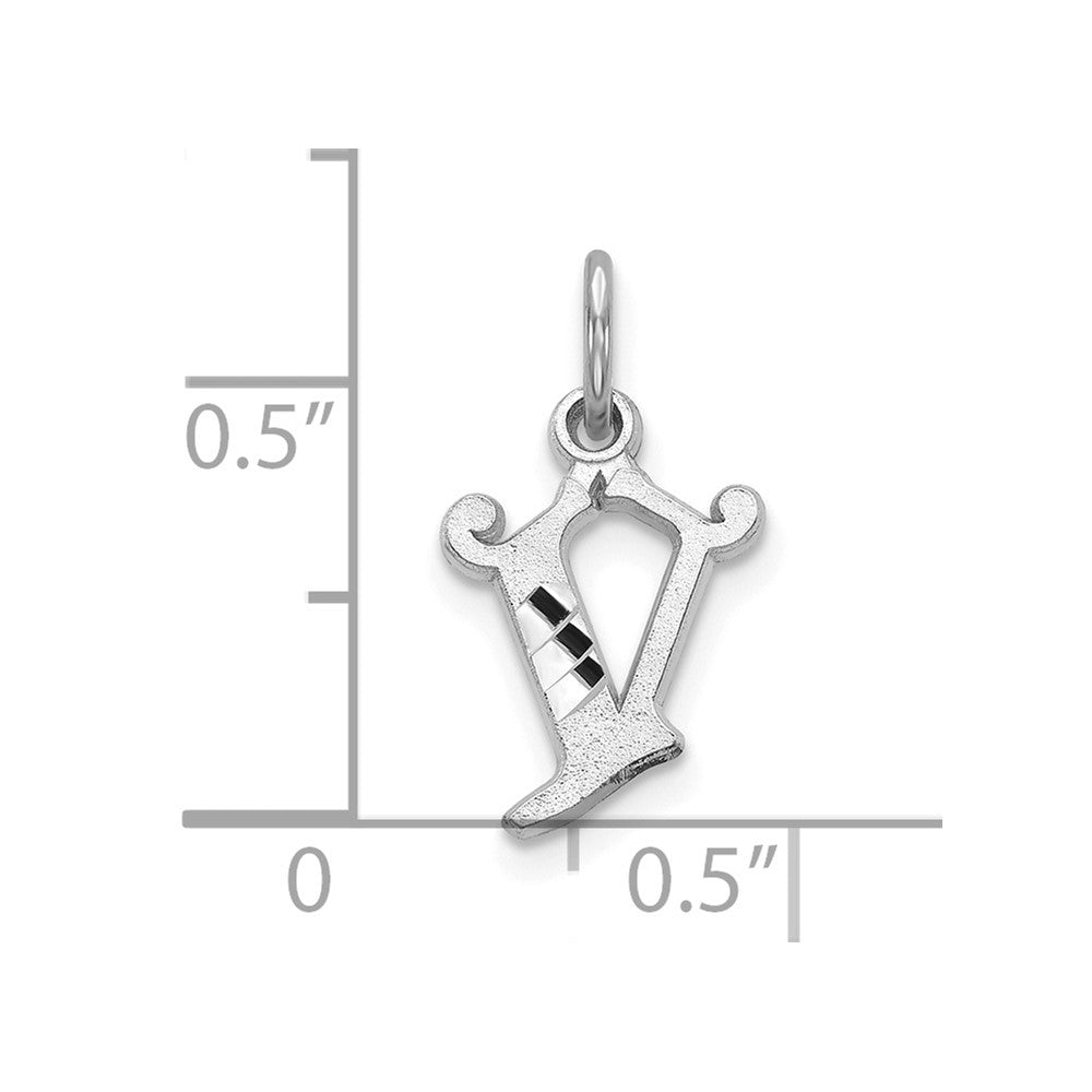 10KW Diamond-cut Initial V Charm