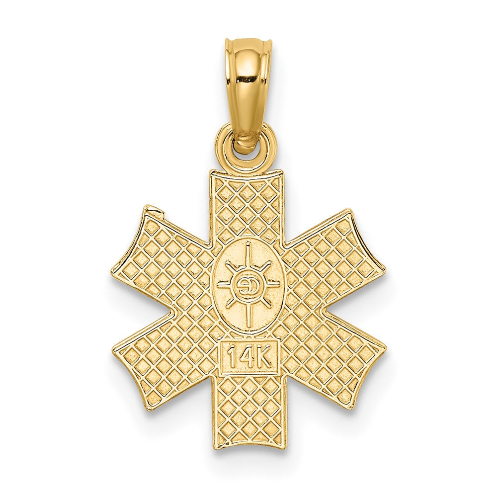 10K Medical Jewelry Symbol Pendant