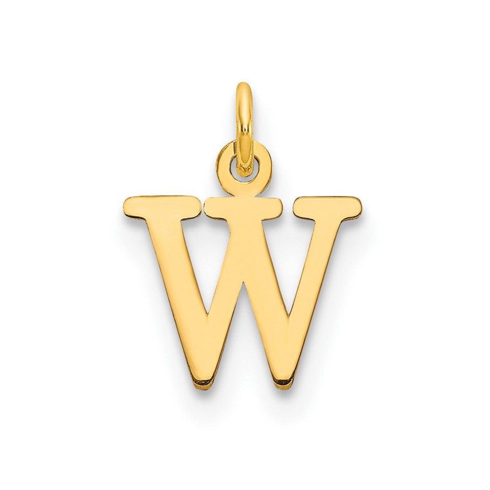10ky Cutout Letter W Initial Charm