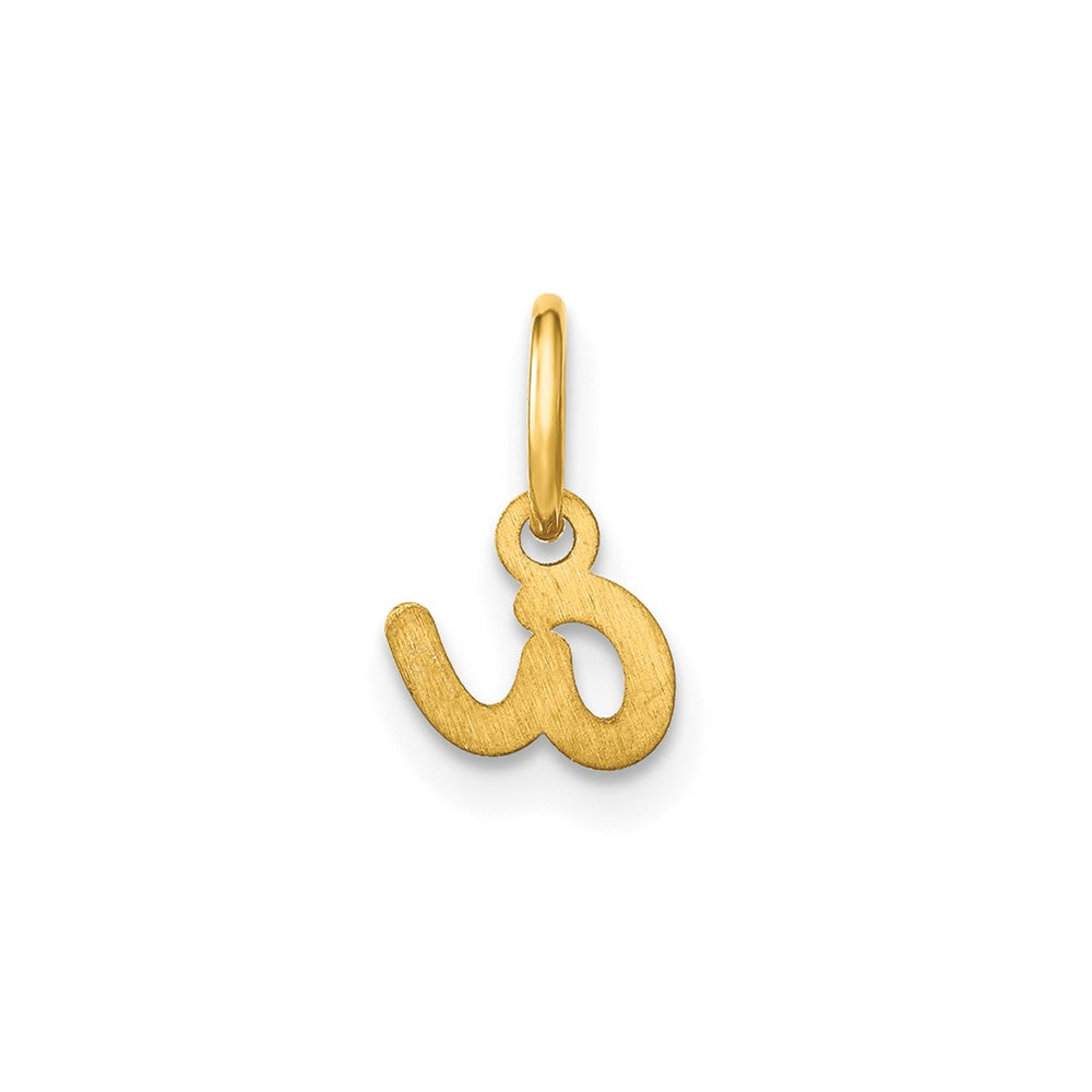 10KY Lower case Letter A Initial Charm
