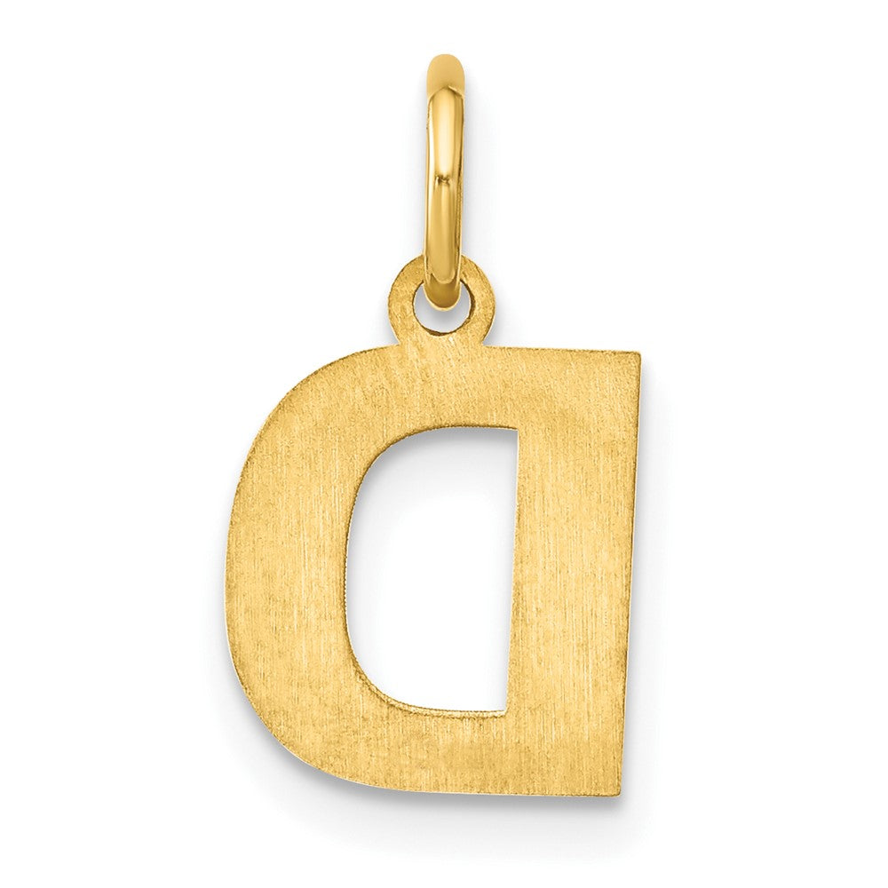 10ky Letter D Initial Pendant