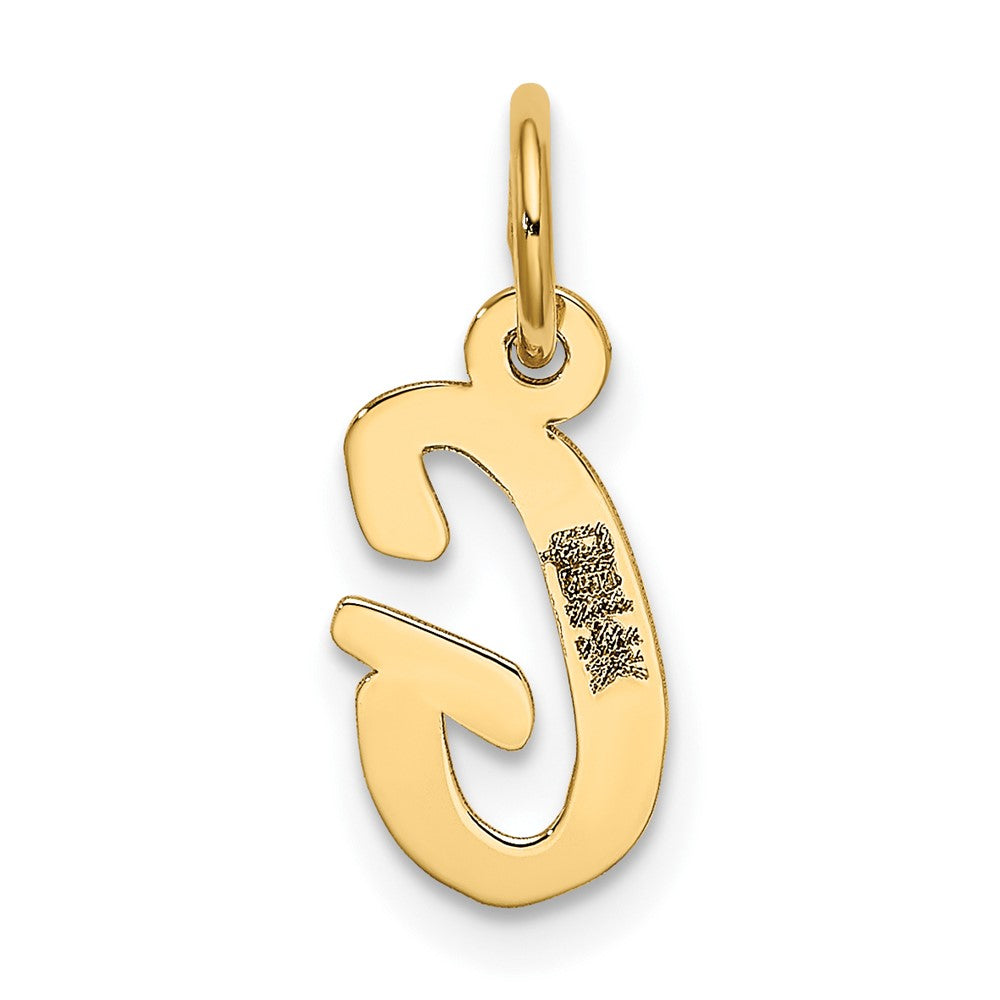 10k Small Script Initial G Charm