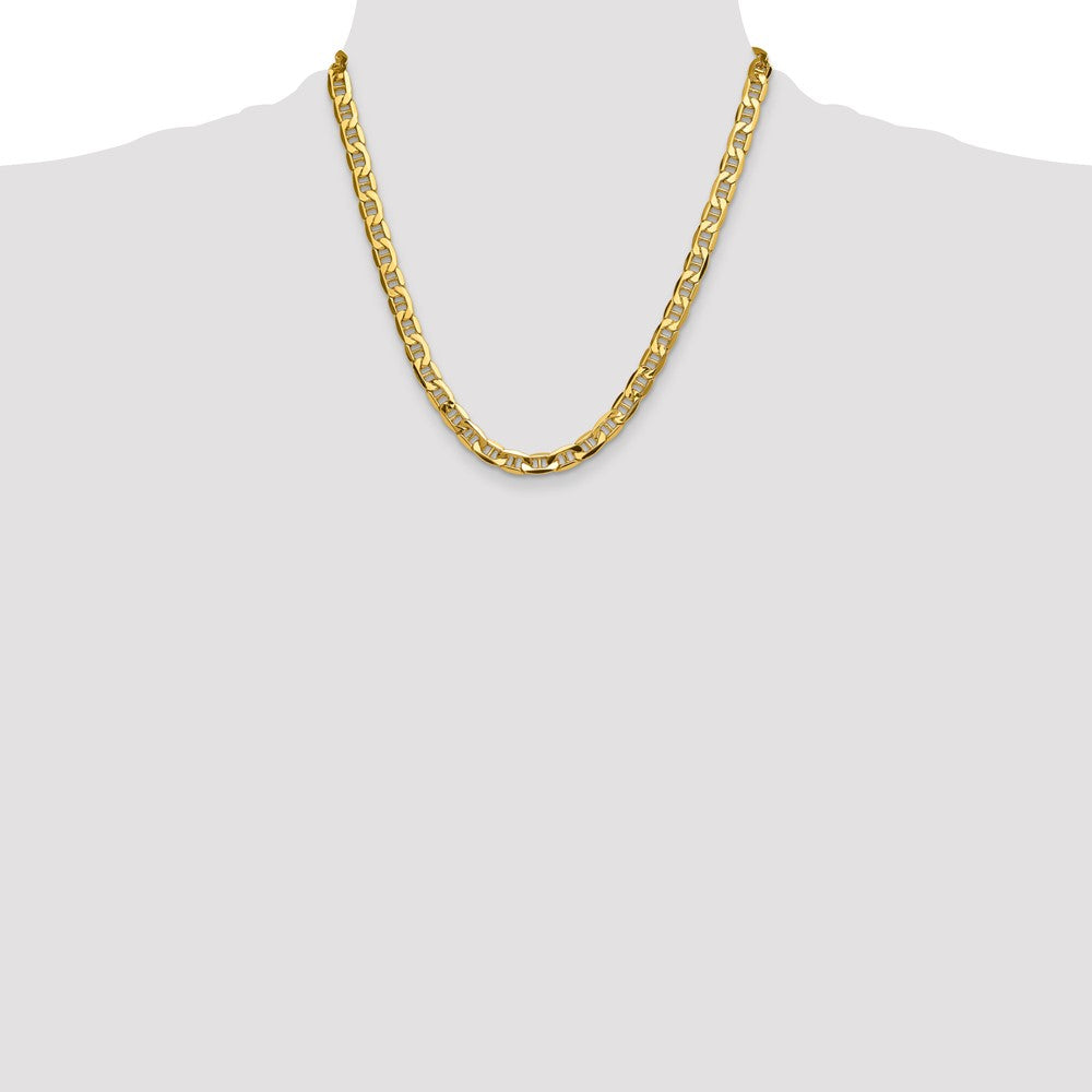 14k 8.25mm Semi-Solid Anchor Chain