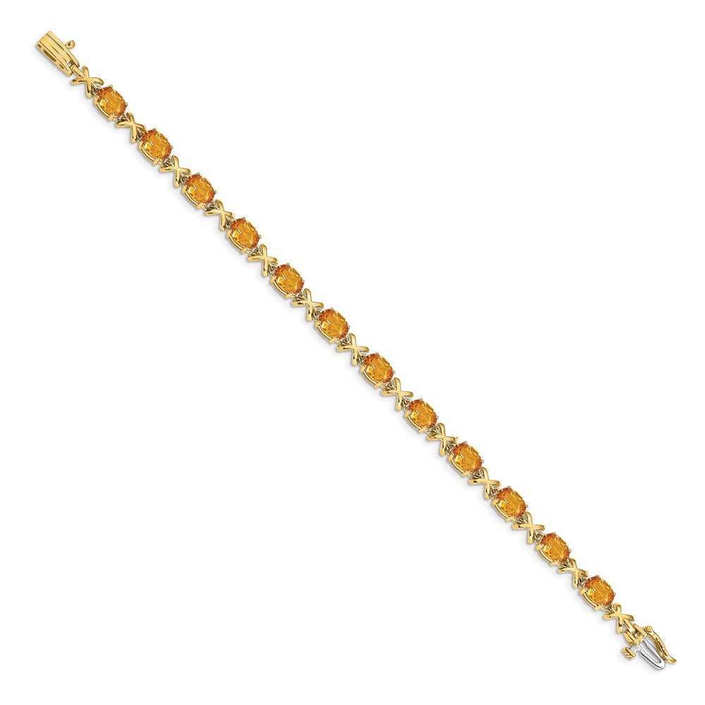 14k Citrine Bracelet