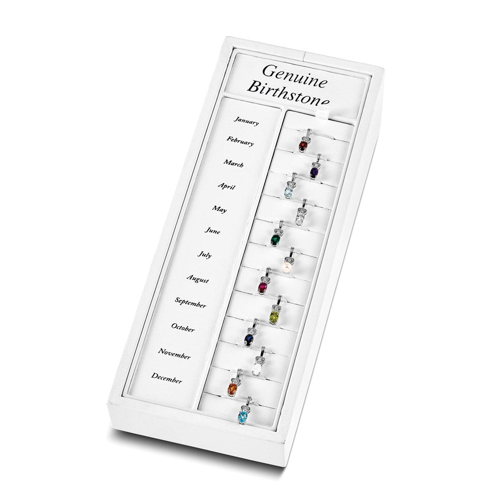 Single Pendant Display for Genuine Birthstone Series