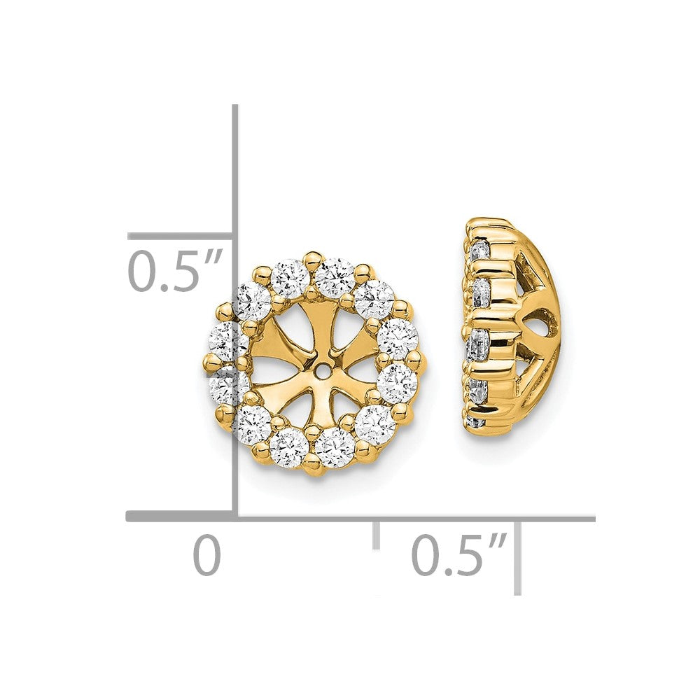 14k Diamond Earring Jackets