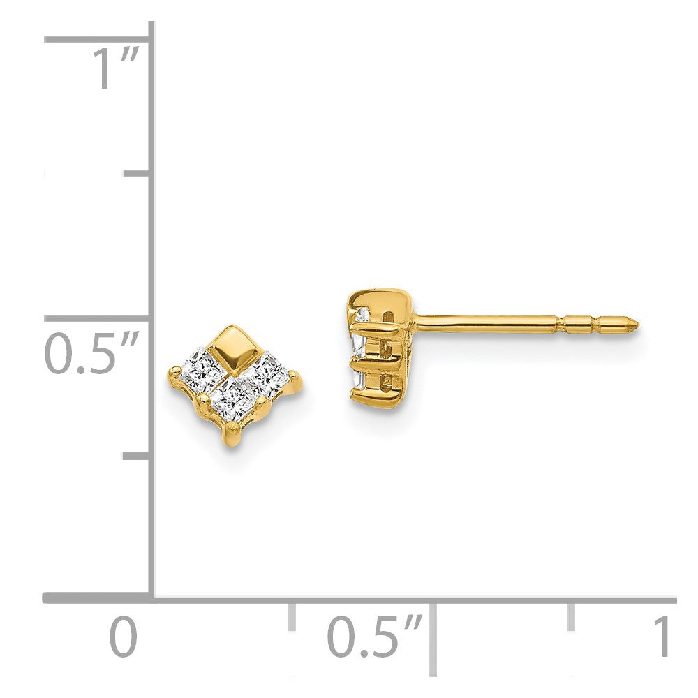 14k Diamond Earrings