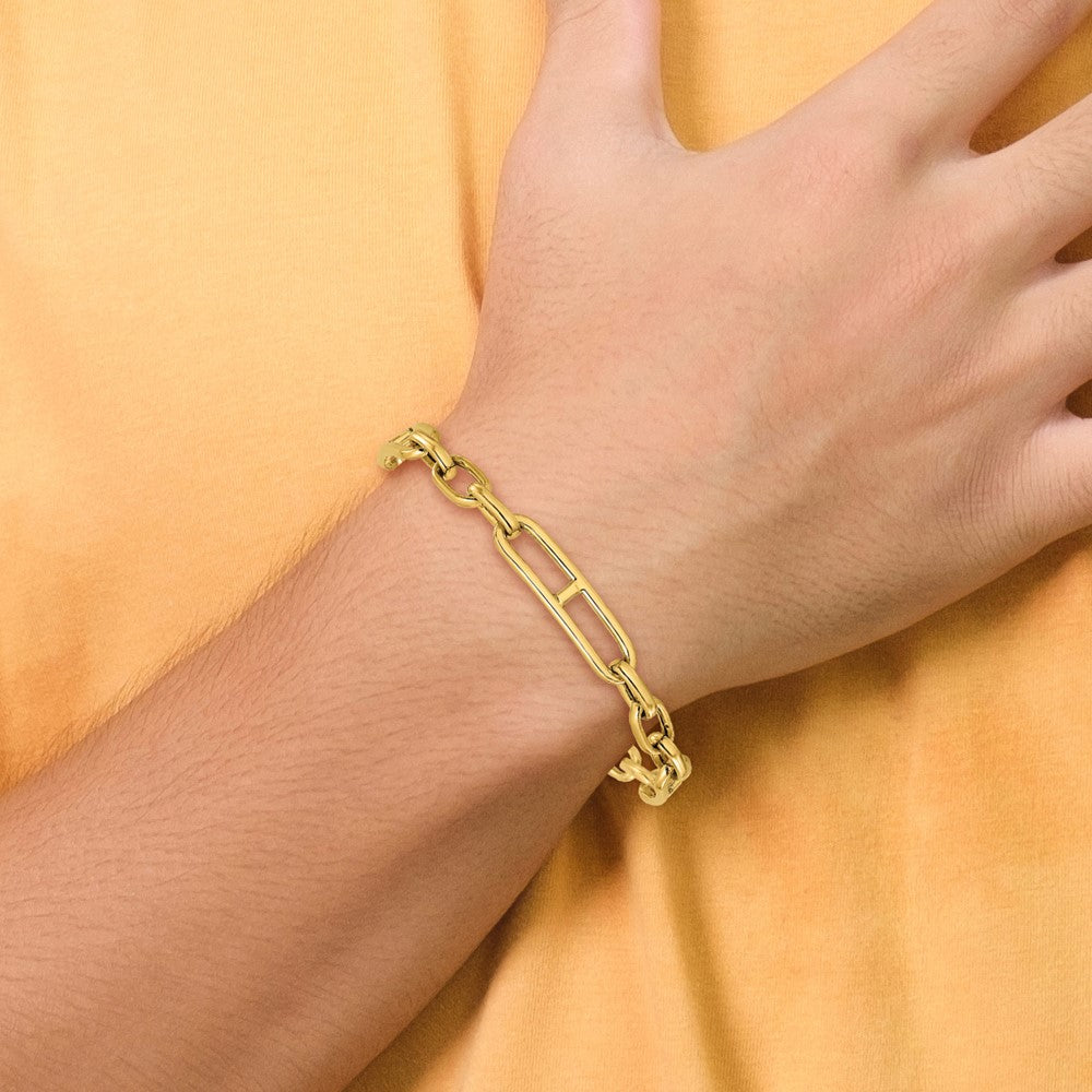14K Fancy Link Bracelet