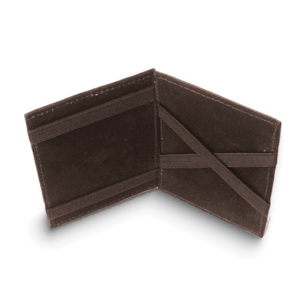 Brown Cowhide Magic Leather Wallet
