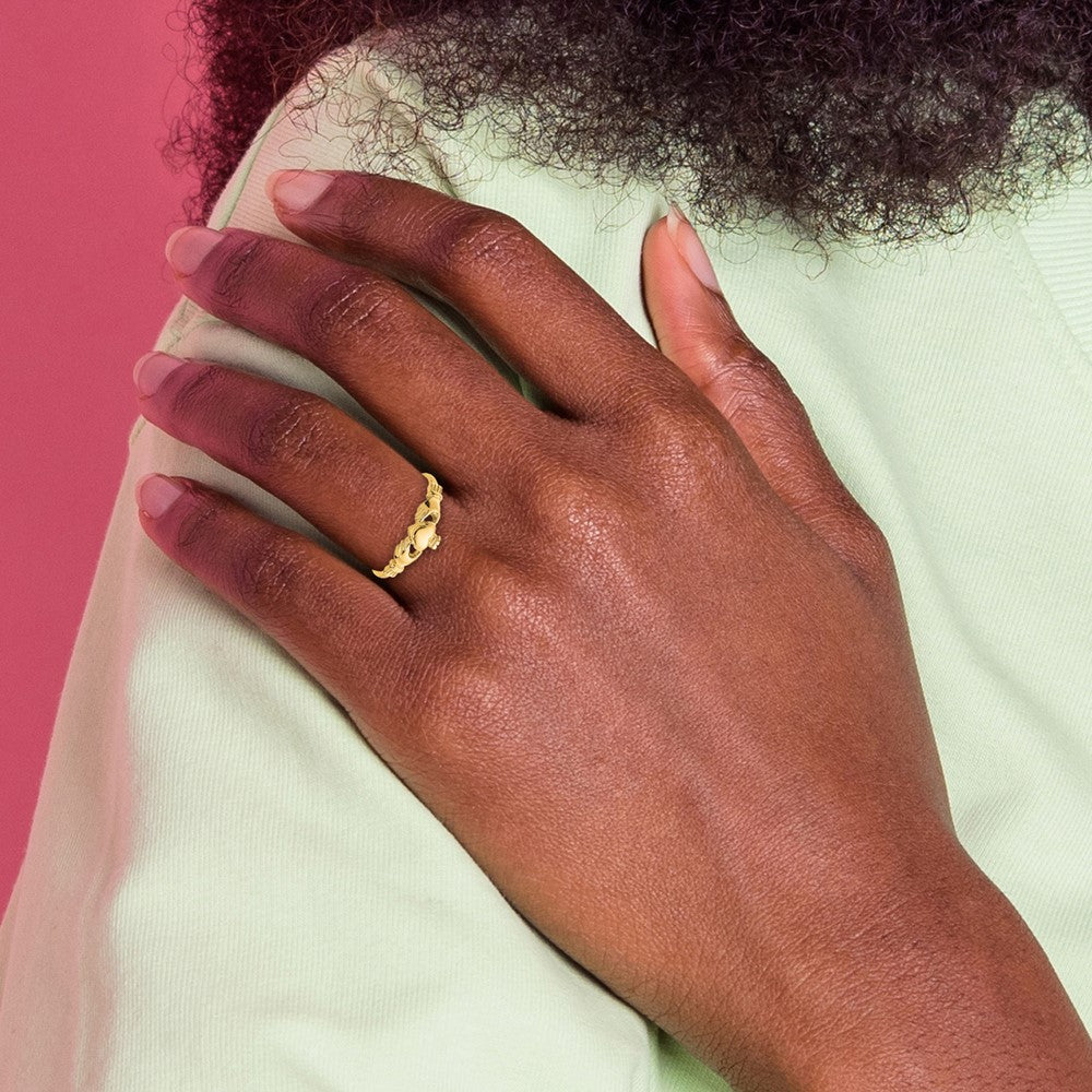 14K Child's Claddagh Ring