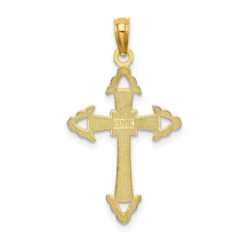 14K D/C with Arrow Cross Charm