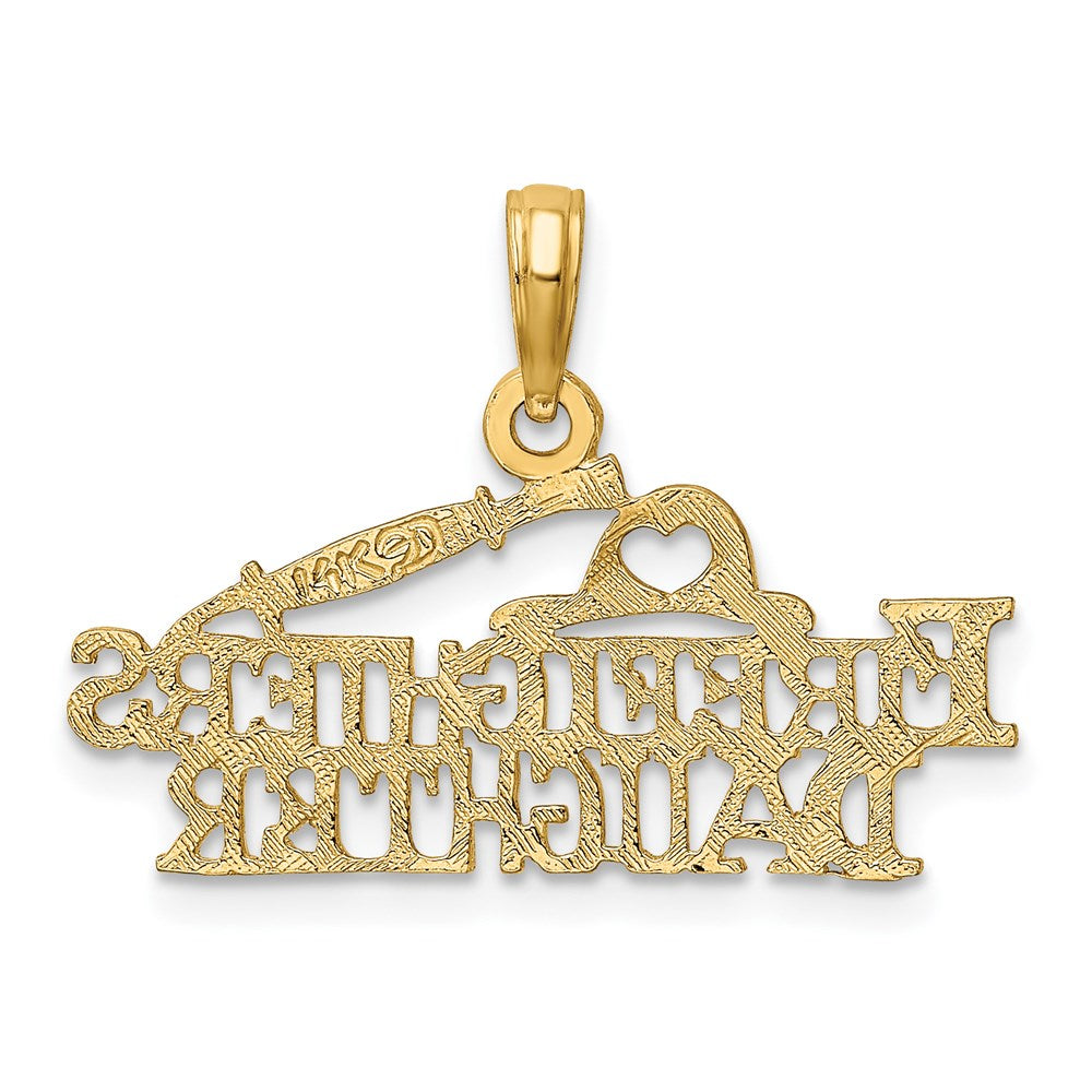 14k FIREFIGHTER'S DAUGHTER Charm