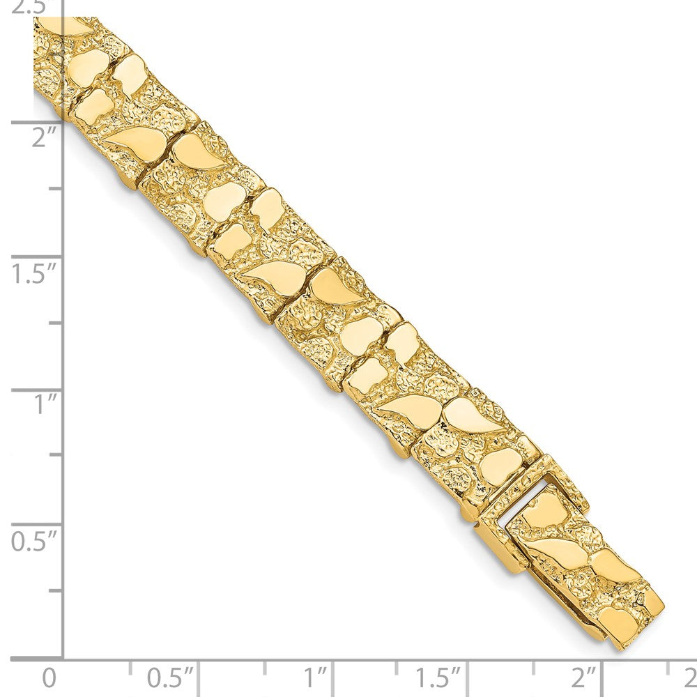 14k 9.50mm Nugget Bracelet