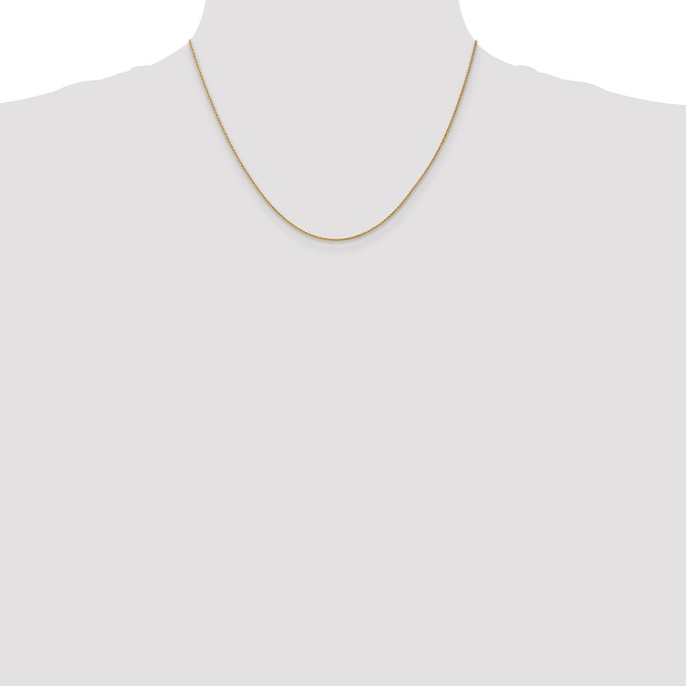 14K 18 inch 1.05mm Spiga with Lobster Clasp Chain
