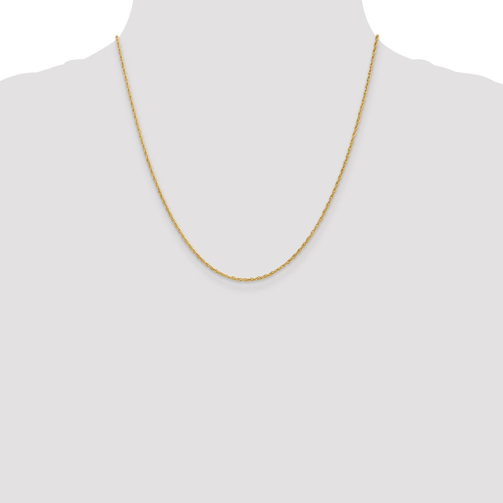14K 20 inch 1.3 Heavy Rope with Lobster Clasp Chain