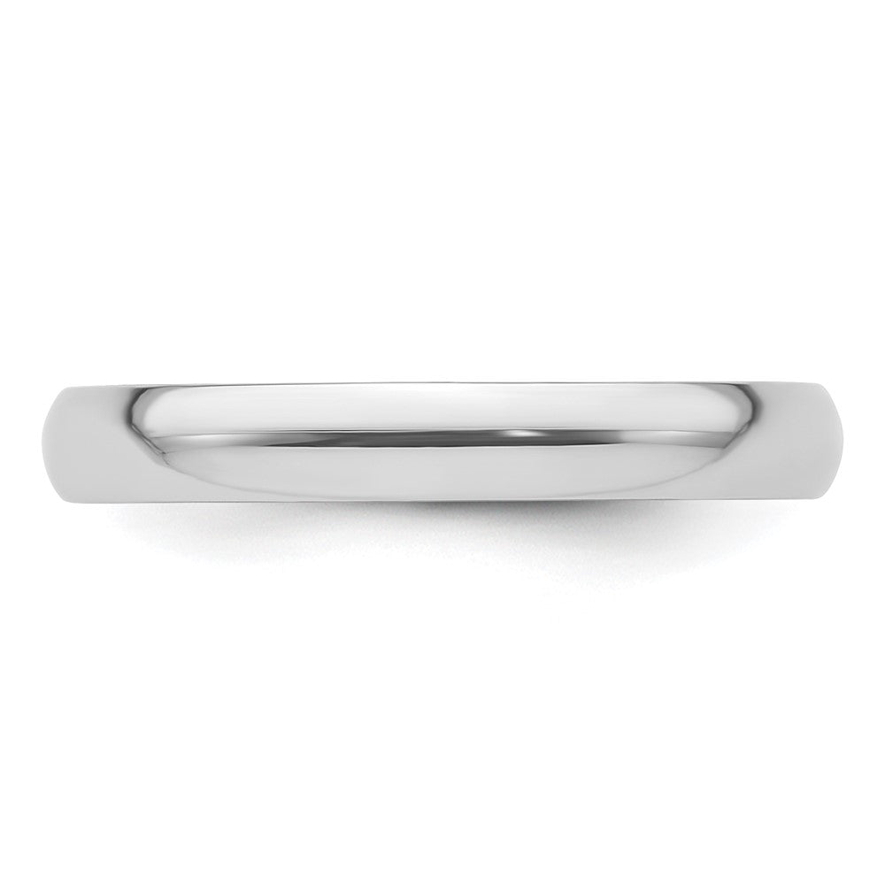 Platinum 3mm Lightweight Comfort-Fit Wedding Band Size 10.5