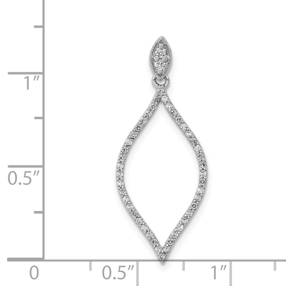 14k White Gold 1/4ct. Diamond Pendant
