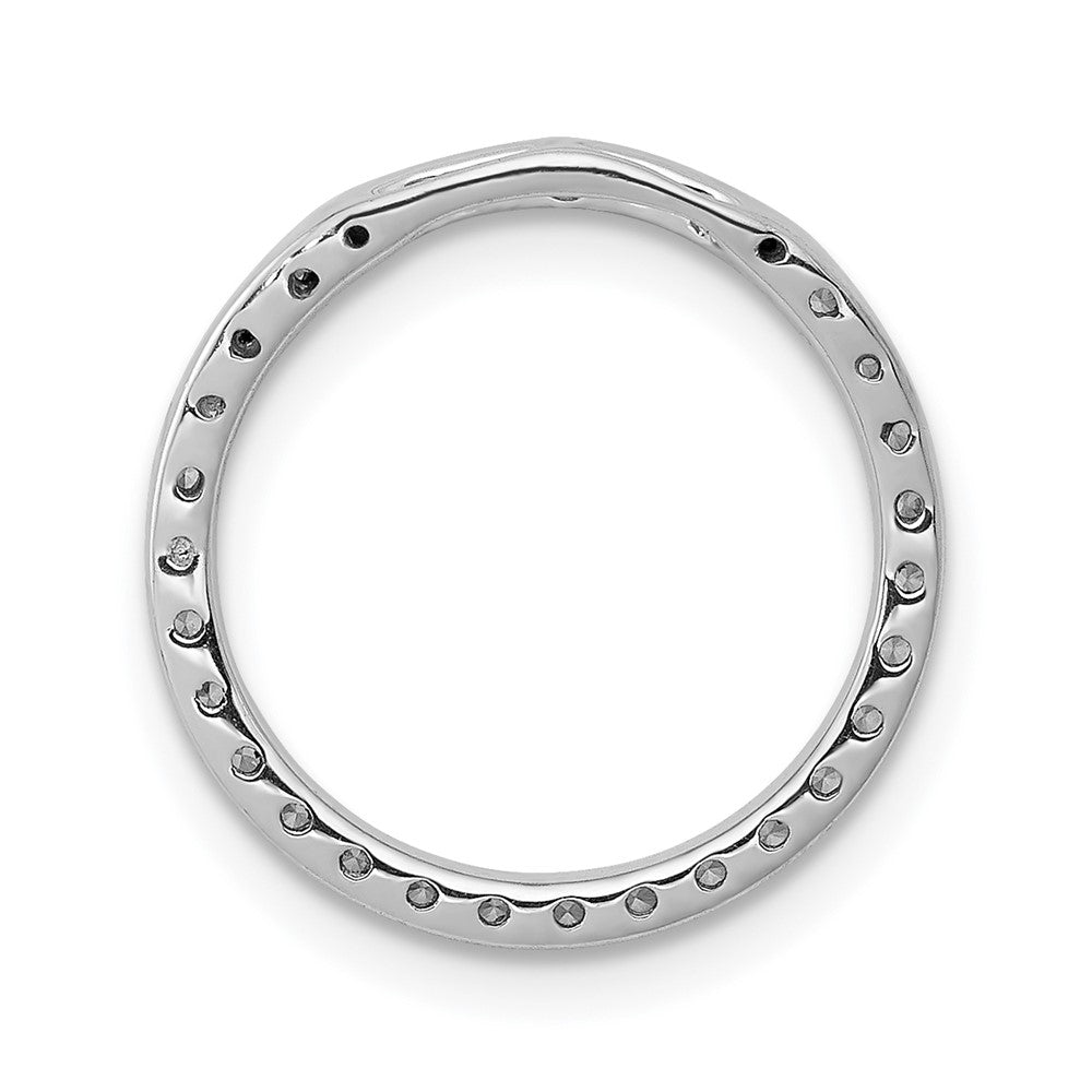 14k Yellow Gold Diamond Circle Pendant
