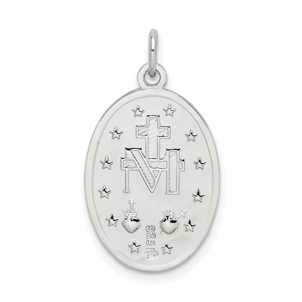 Sterling Silver Virgin Mary Medal
