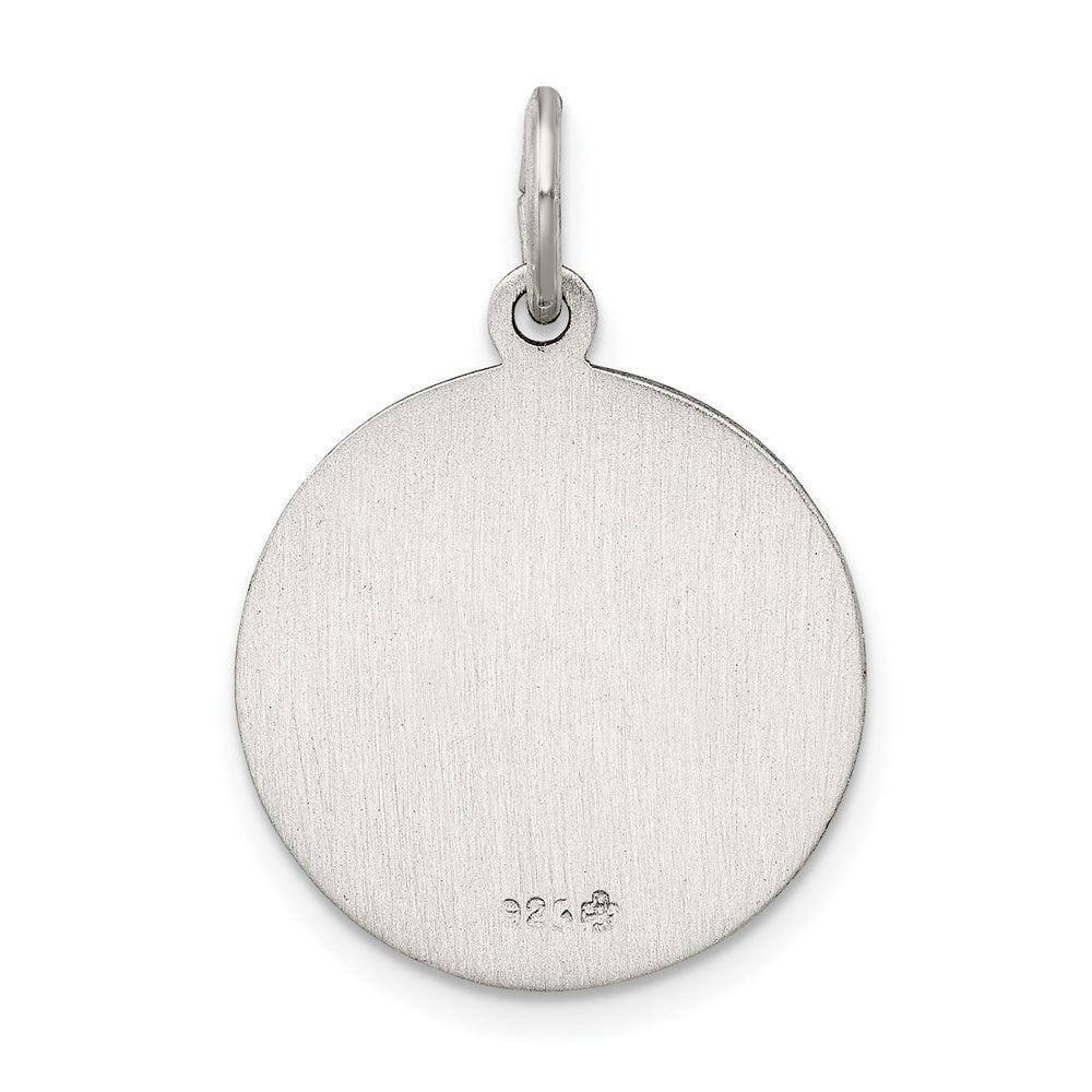 Sterling Silver Antiqued Our of Fatima Medal