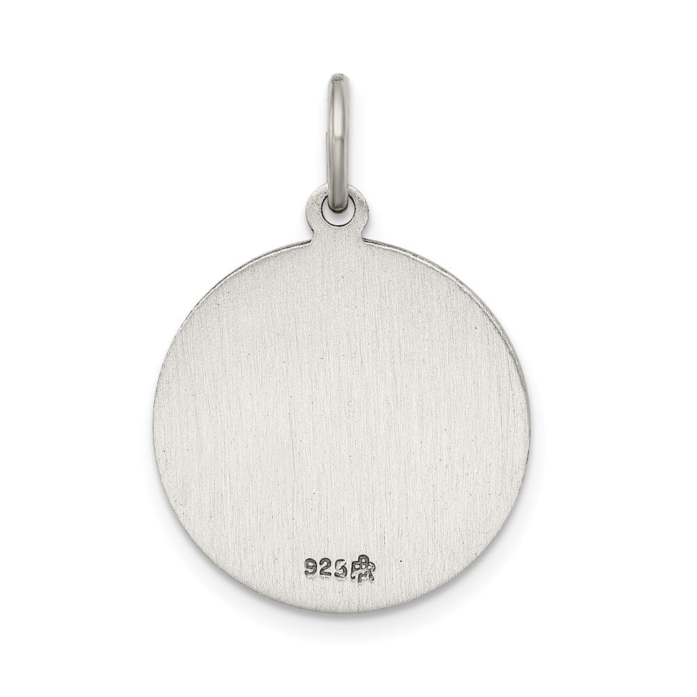 Sterling Silver Antiqued Our of Loreto Medal