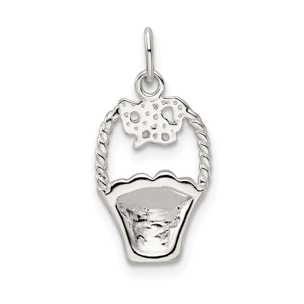 Sterling Silver Enameled Easter Basket