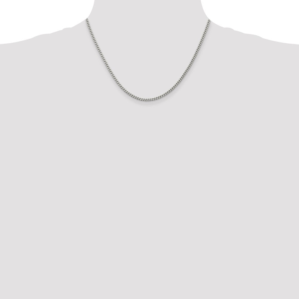 Sterling Silver 3mm Curb Chain