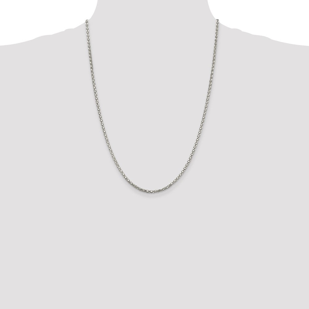 Sterling Silver 2.5mm Popcorn Chain