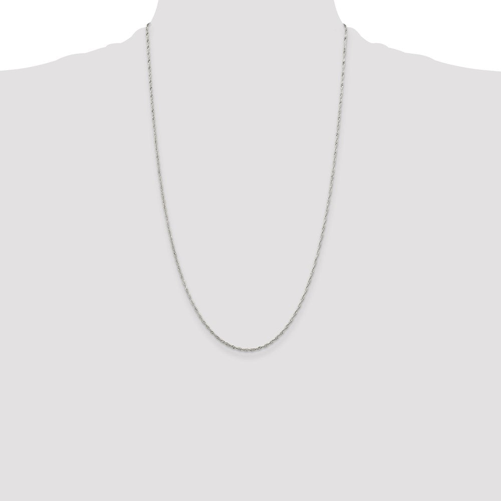 Sterling Silver 1.4mm Singapore Chain