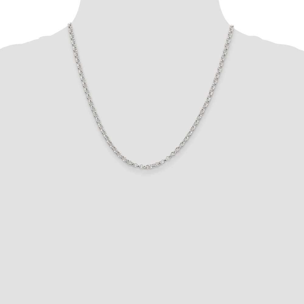 Sterling Silver 3.5mm Rolo Chain