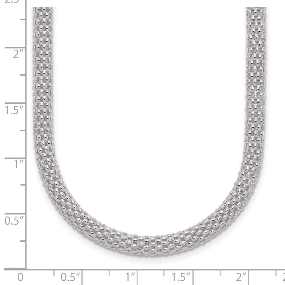 Sterling Silver 4.5mm Corona Chain Necklace