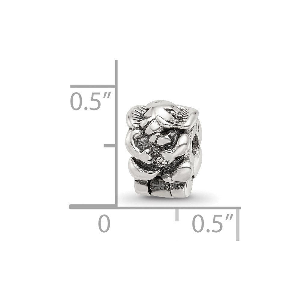 Sterling Silver Reflections Elephant Clip Bead