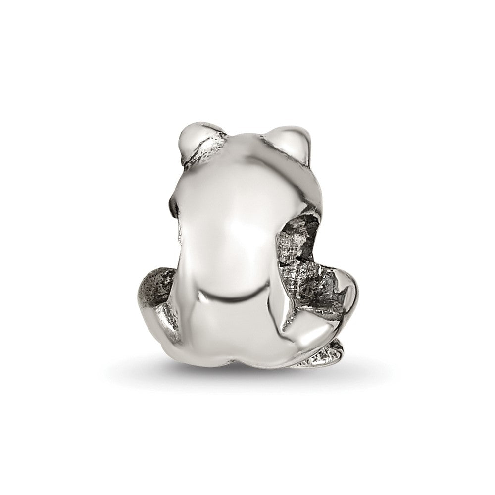 Sterling Silver Reflections Frog Bead