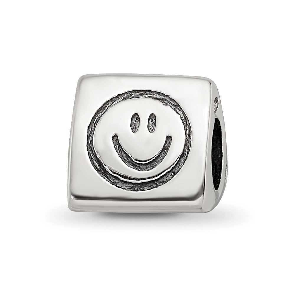 Sterling Silver Reflections Peace, Smiley Face & Heart Trilogy Bead