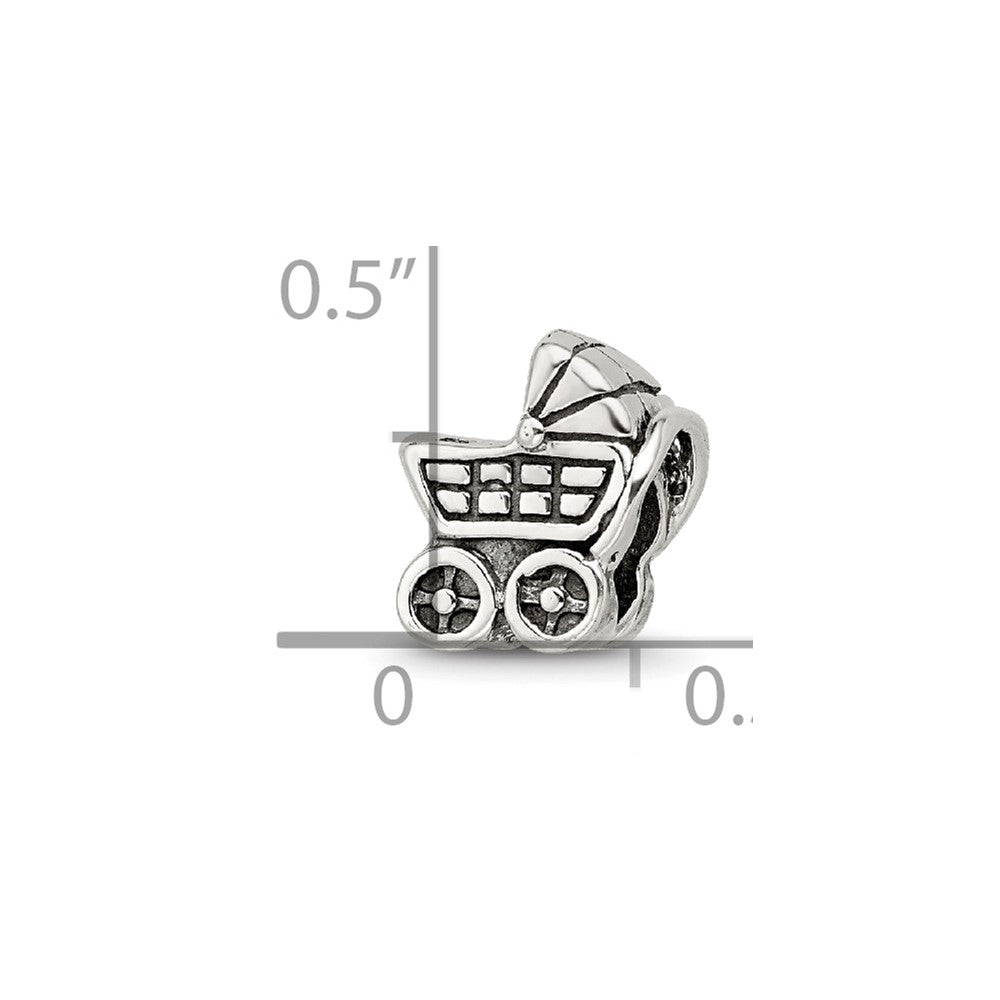 Sterling Silver Reflections Carriage Bead