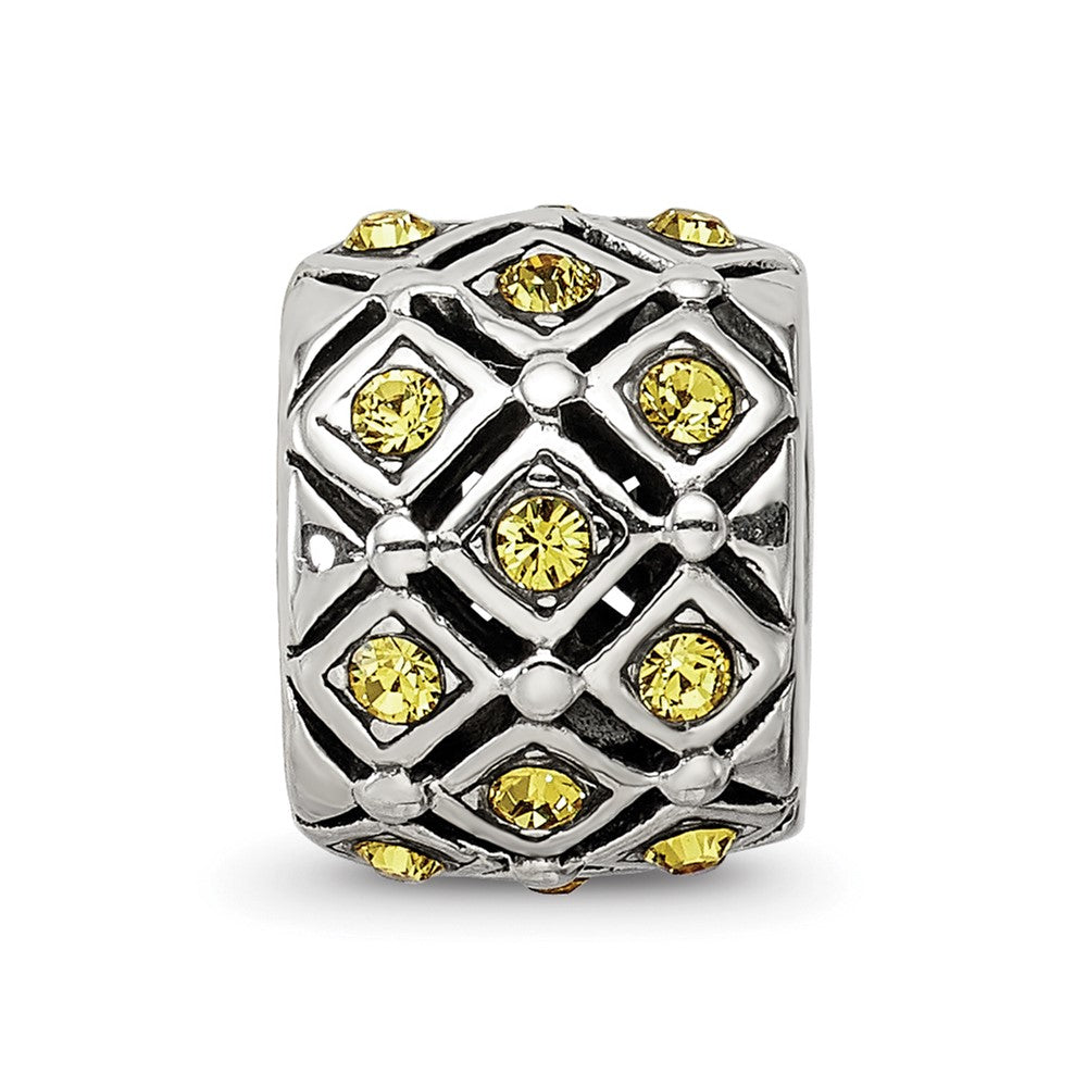 Sterling Silver Reflections November Preciosa Crystal Bead