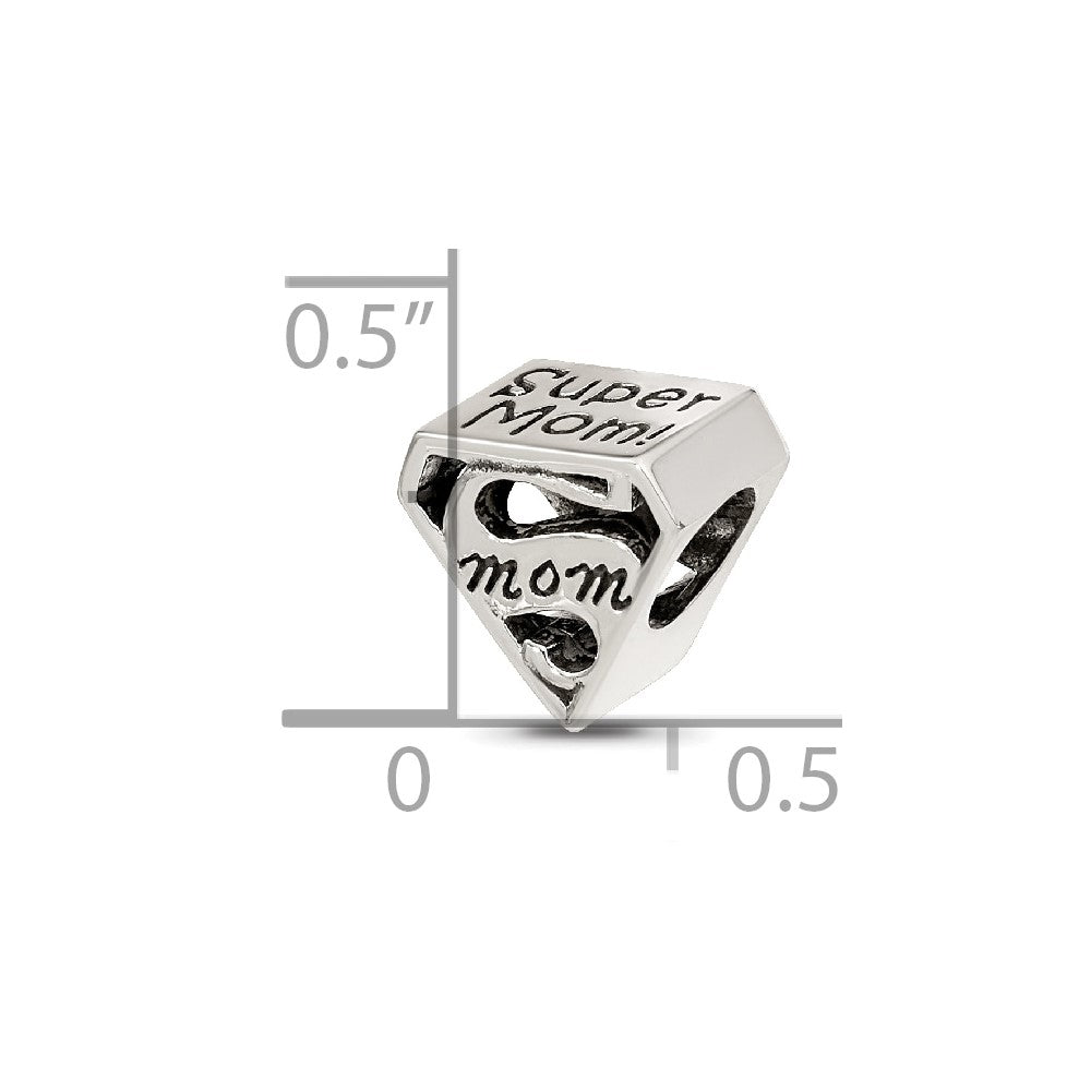 Sterling Silver Reflections Super Mom Bead
