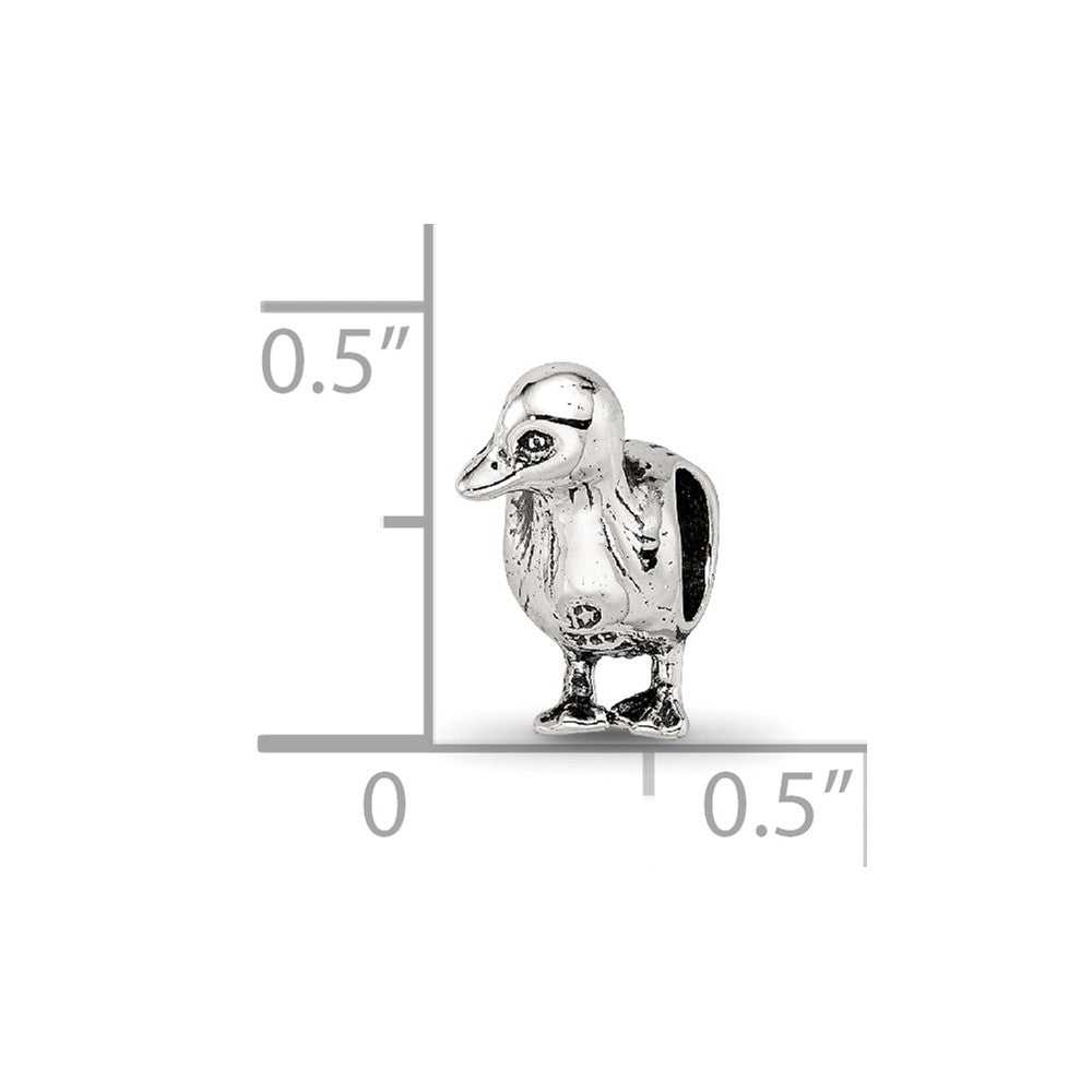 Sterling Silver Reflections Duck Bead
