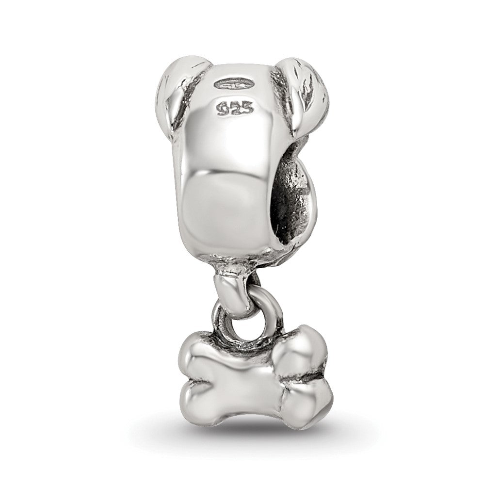 Sterling Silver Reflections Dog & Bone Bead