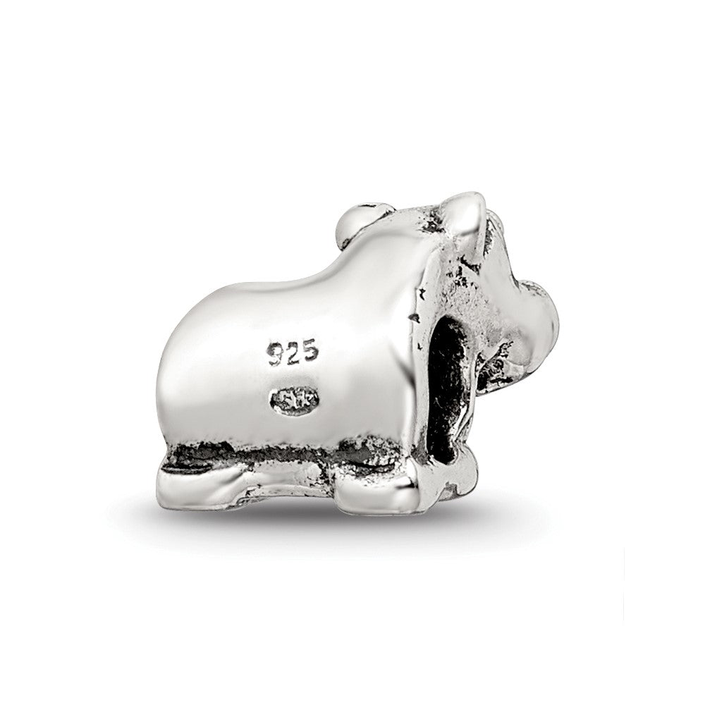 Sterling Silver Reflections Rhino Bead