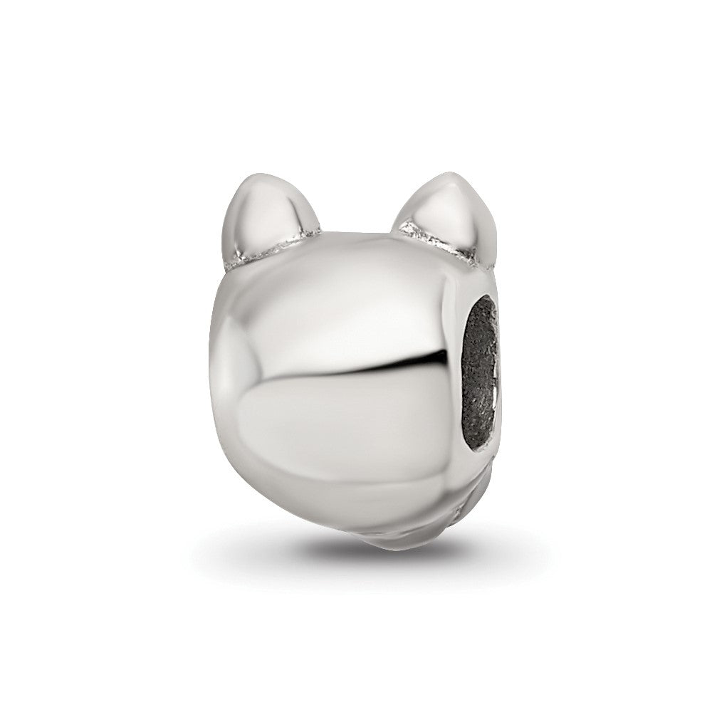Sterling Silver Reflections Pig Bead