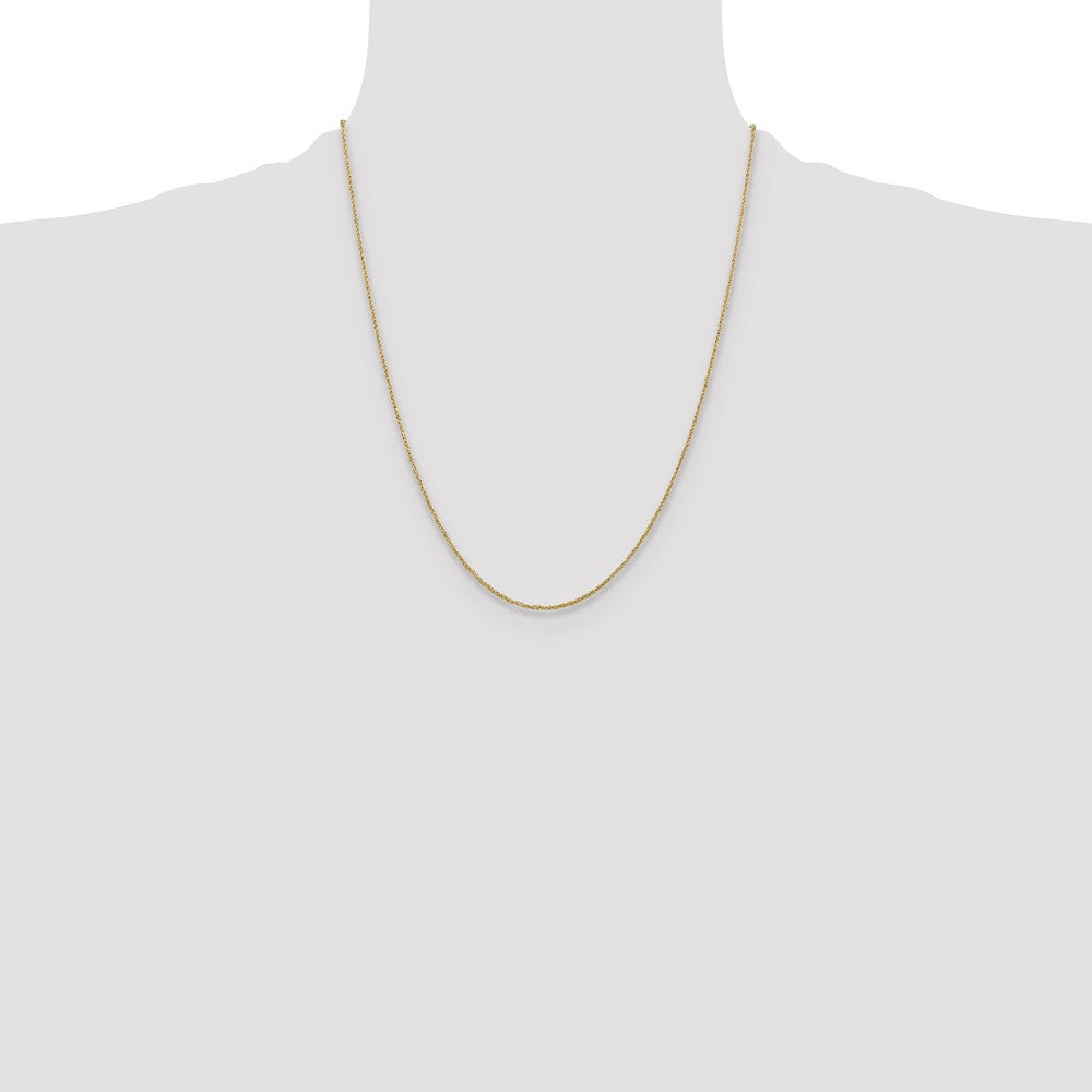 14K Yellow Gold 1.1mm Ropa Chain