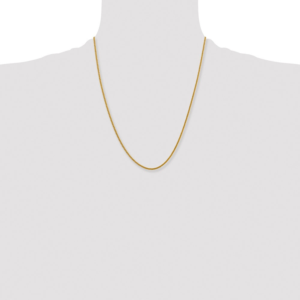 Chisel Stainless Steel Polished Yellow IP-plated 2.2mm 22 inch Cyclone Chain