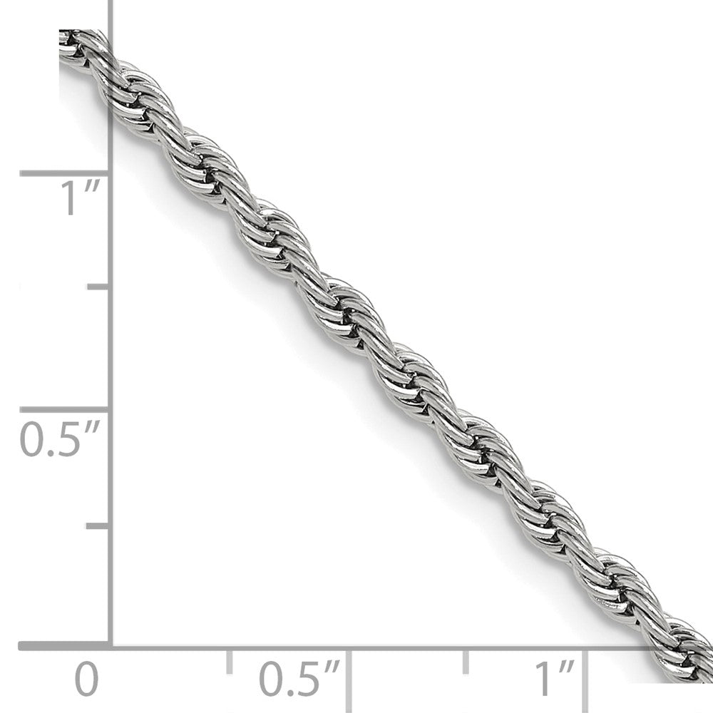 Chisel Stainless Steel Polished 3mm 20 inch Rope Chain