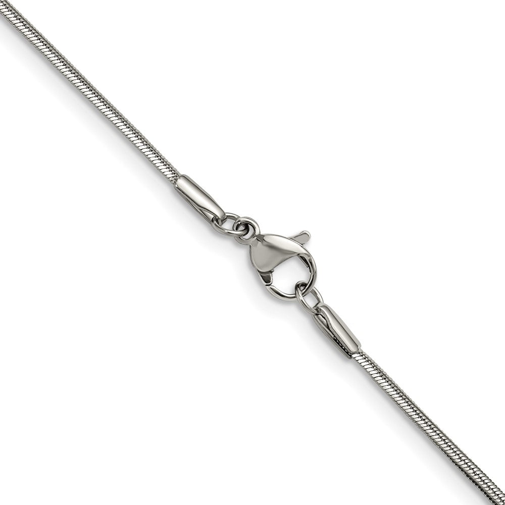 Chisel Stainless Steel Polished 1.5mm 20 inch Snake Chain