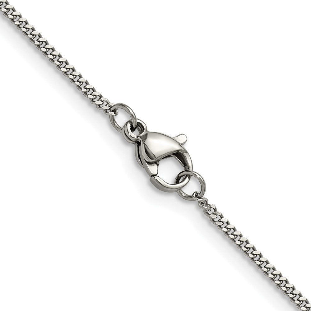 Chisel Stainless Steel Polished 1.5mm 22 inch Curb Chain