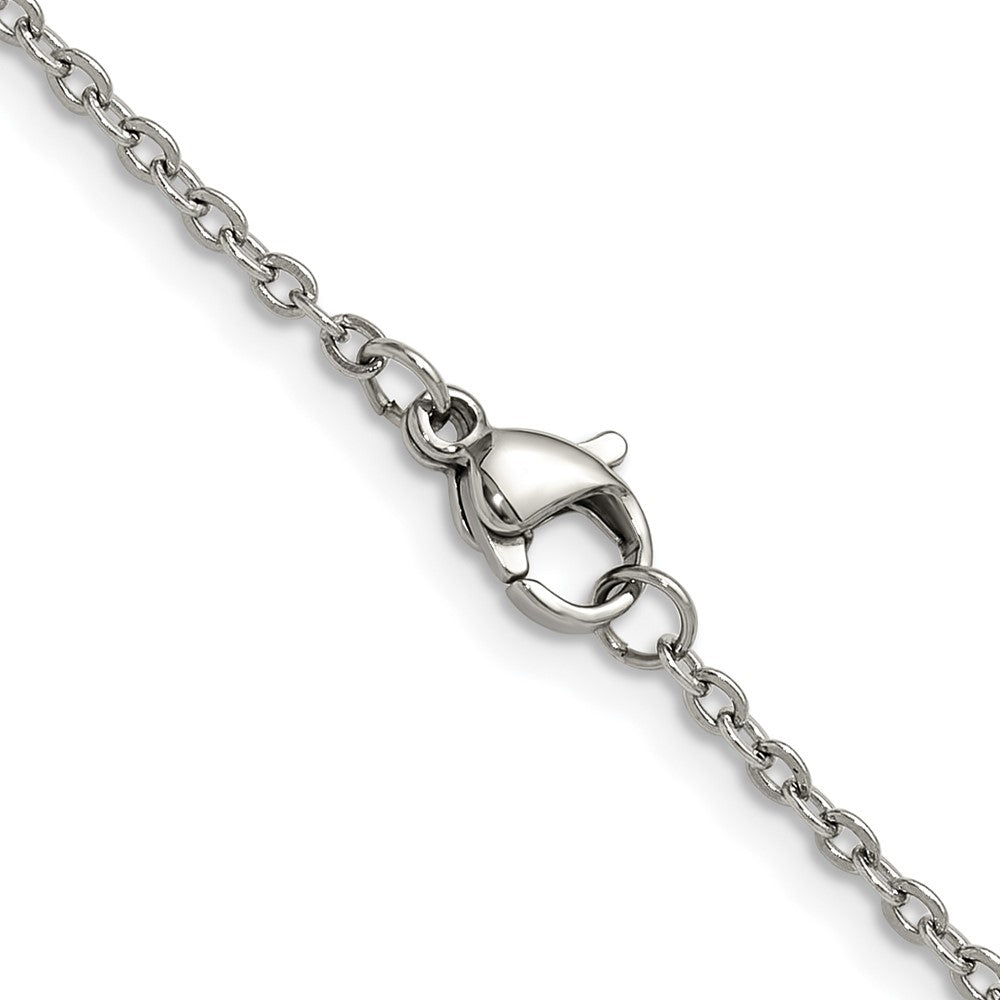 Chisel Stainless Steel Polished 1.9mm 22 inch Cable Chain