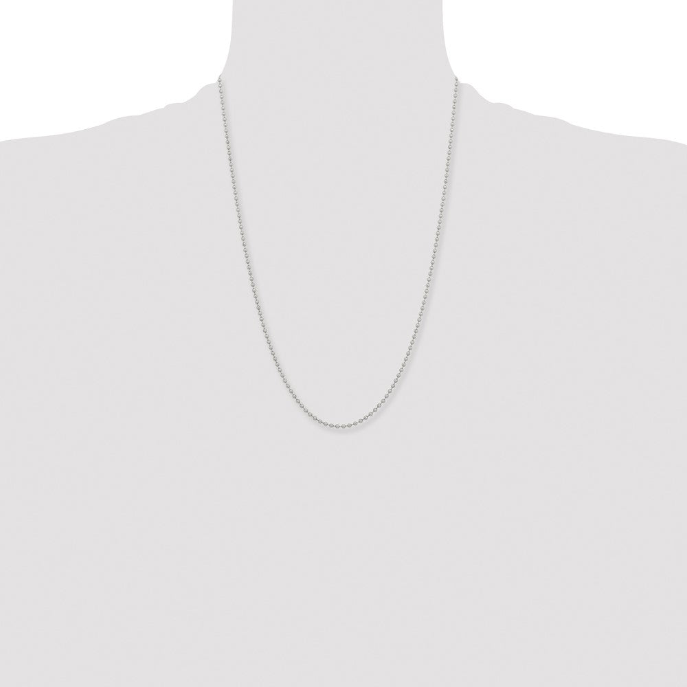 Chisel Stainless Steel Polished 2.4mm 24 inch Ball Chain